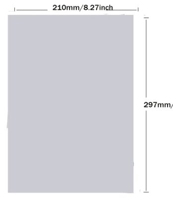 Zoom bild av Transferpapper vit