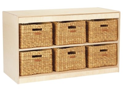 Zoom bild av TINY TOT STORAGE CABINET H. 60 cm 6 baskets 1 shelf