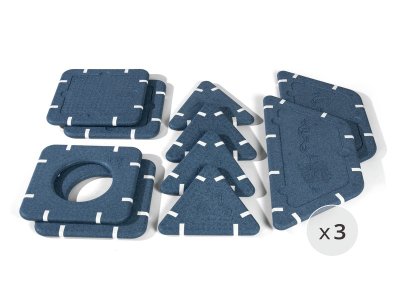 Zoom bild av INÖUQA 20-PIECE GIANT MAGNETIC CONSTRUCTION MAXI PACK