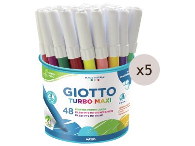 Zoom bild av MAXI-PACK Turbo Maxi BROAD TIP FELT PENS