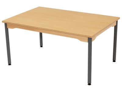 Zoom bild av NOISE-REDUCING TABLE METAL LEGS 120x80 cm rectangle