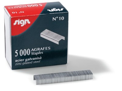 Zoom bild av No. 10 galvanised staples