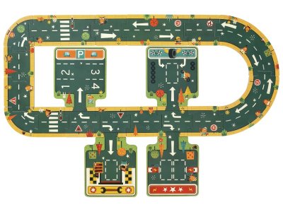 Zoom bild av Roads GIANT PUZZLE
