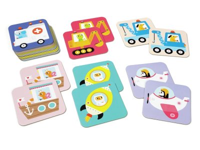Zoom bild av Vehicles GIANT MEMORY GAME