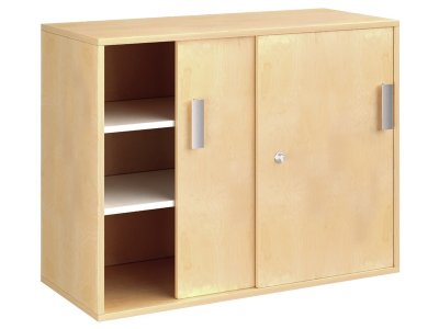 Zoom bild av MELAMINE COATED CABINET H: 81 cm - L: 105 cm 2 sliding doors, 2