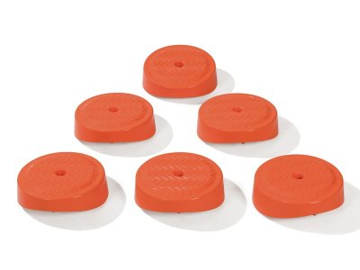 Zoom bild av SET OF 6 Scogym Evolution TEXTURED GLIDES Rockers