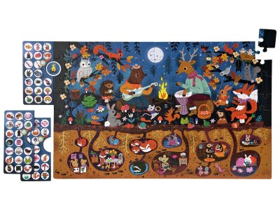 Zoom bild av OBSERVATION PUZZLE The forest