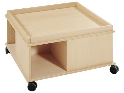 Zoom bild av MOBILE ACTIVITY TABLE WITH RAISED EDGES Open