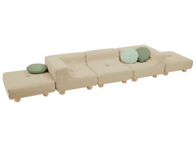 Zoom bild av Cocoon Comfort COMFORT ROW KIT With wooden legs