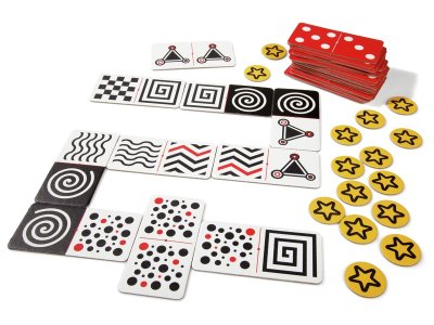 Zoom bild av GIANT TACTILE DOUBLE-SIDED DOMINOES