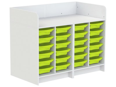 Zoom bild av KAZÉO CHANGING TABLE 140 cm 24 single stop-containers