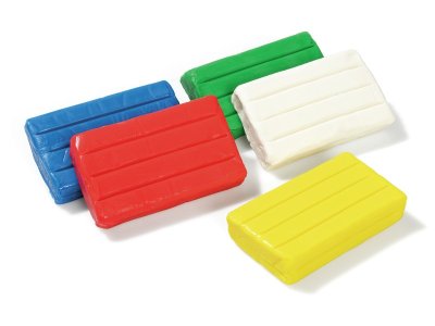 Zoom bild av SUPER SOFTY MODELLING CLAY 5 x 350 g primary colours