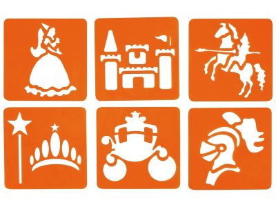 Zoom bild av STENCILS Princesses and Knights