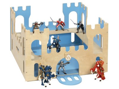 Zoom bild av CASTLE CHEST AND 10 PLASTIC FIGURINES