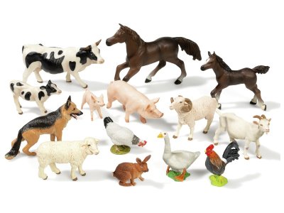 Zoom bild av FARMYARD FIGURINES