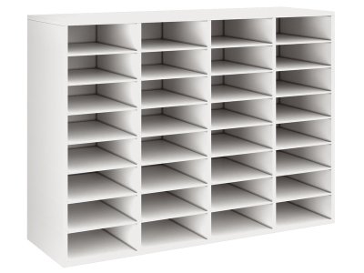 Zoom bild av MELAMINE CABINET H: 102 cm - L: 139 cm 28 shelves
