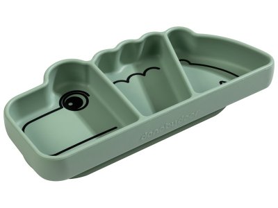 Zoom bild av NON-SLIP PLATE WITH 3 compartments