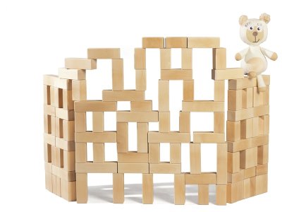 Zoom bild av WOODEN CONSTRUCTION CUBES