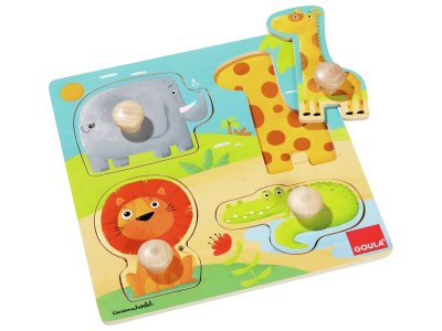 Zoom bild av Wild animals LIFT-OUT PUZZLE