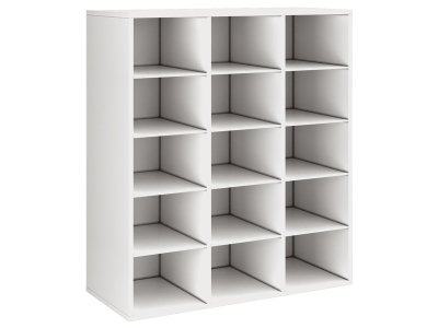 Zoom bild av MELAMINE CABINET H: 118 cm - L: 105 cm 12 shelves