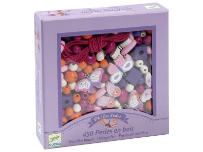 Zoom bild av WOODEN BEAD BOX Butterflies