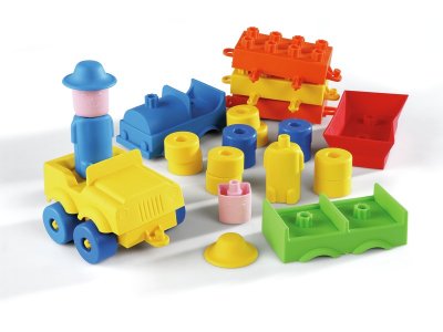 Zoom bild av SOFT CUBES CONSTRUCTION VEHICLES