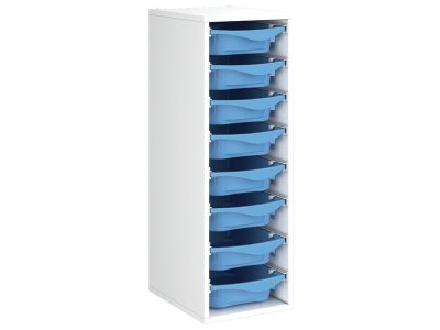 Zoom bild av MELAMINE CABINET H: 102 cm - L: 36 cm 8 trays on rails