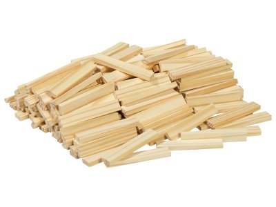 Zoom bild av CONSTRUCTION SLATS 200 natural pieces