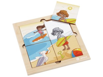 Zoom bild av HOLIDAYS PUZZLE At the seaside