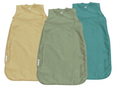 Zoom bild av SET OF 3 SMALL LIGHT COTTON SLEEPING BAGS 0 - 6 months
