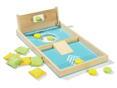 Zoom bild av 2 IN 1 THROWING GAME Cornhole and shuffleboard