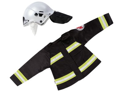 Zoom bild av PREMIUM COSTUME Firefighter with helmet