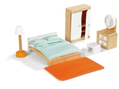 Zoom bild av FURNITURE FOR DOLLS HOUSE Master bedroom