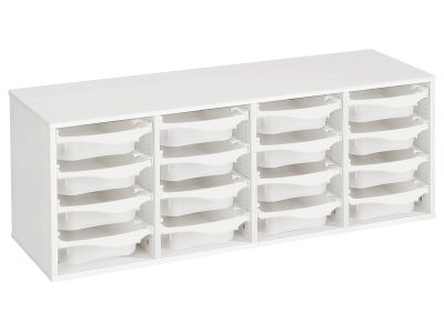 Zoom bild av MELAMINE UNIT H: 51 cm - L: 139 cm 16 trays on rails