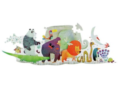 Zoom bild av GIANT PUZZLE Animal parade