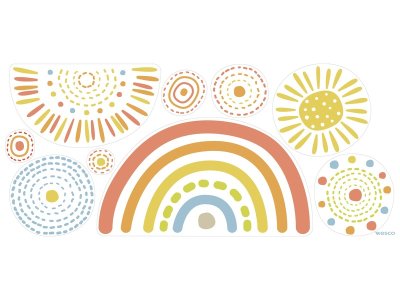 Zoom bild av MULTI-SURFACE STICKERS Rainbow