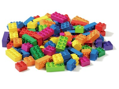 Zoom bild av LARGE ECO-DESIGNED CONSTRUCTION BRICKS 100 pieces