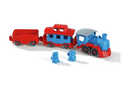 Zoom bild av ECO-DESIGNED VEHICLE Train with two characters