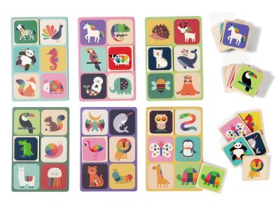 Zoom bild av Andy Westface Animals WOODEN BINGO GAME
