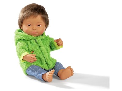 Zoom bild av INCLUSIVE DOLL DOWN'S SYNDROME Dressed Mathis