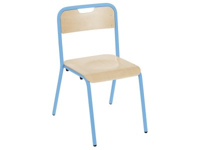 Zoom bild av METAL CHAIR WITH PROTECTED EDGES - 4 LEGS Size 5 - H: 43 cm