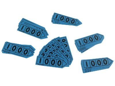 Zoom bild av BASE 10 ARROW CARDS Small thousands arrow