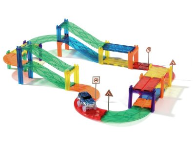 Zoom bild av CLEVERCLIXX MAGNETIC RACE TRACK Intense Race Track 65 pieces