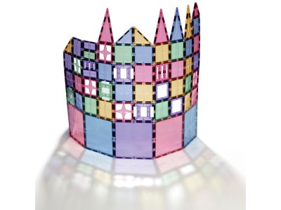Zoom bild av CLEVERCLIXX MAGNETIC CONSTRUCTION SET Pastel - 125 pieces