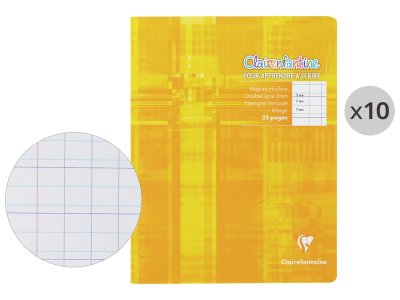 Zoom bild av MAXI PACK Clairenfantine PRE-SCHOOL NOTEBOOKS DL 3 mm IV