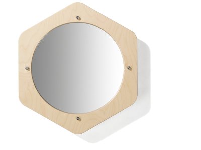 Zoom bild av Hexagon Activity Panel Wall Mounted MIRROR Mirror