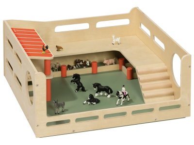 Zoom bild av FARM CHEST AND 12 ANIMALS