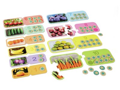 Zoom bild av EDUCATIONAL SET Counting and matching numbers from 1 to 10