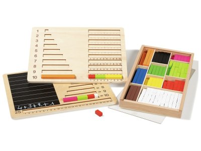 Zoom bild av CUISENAIRE RODS + TRAYS KIT