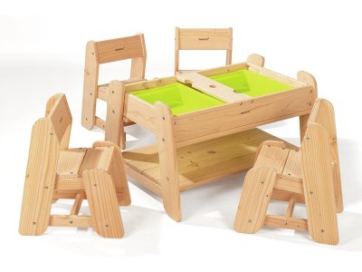 Zoom bild av Elements S1-2 EXPLORATION TABLE + 4 CHAIRS